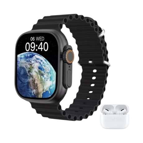 ساعت هوشمند KEQIWEAR  KW52 Ultra3 + ایرپاد(عمده)