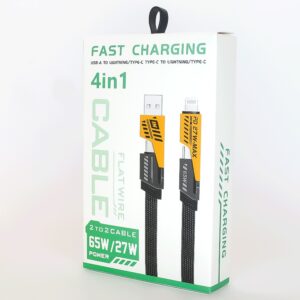 کابل شارژ 4 کاره 2to2 Cable USB-PD-Lightning