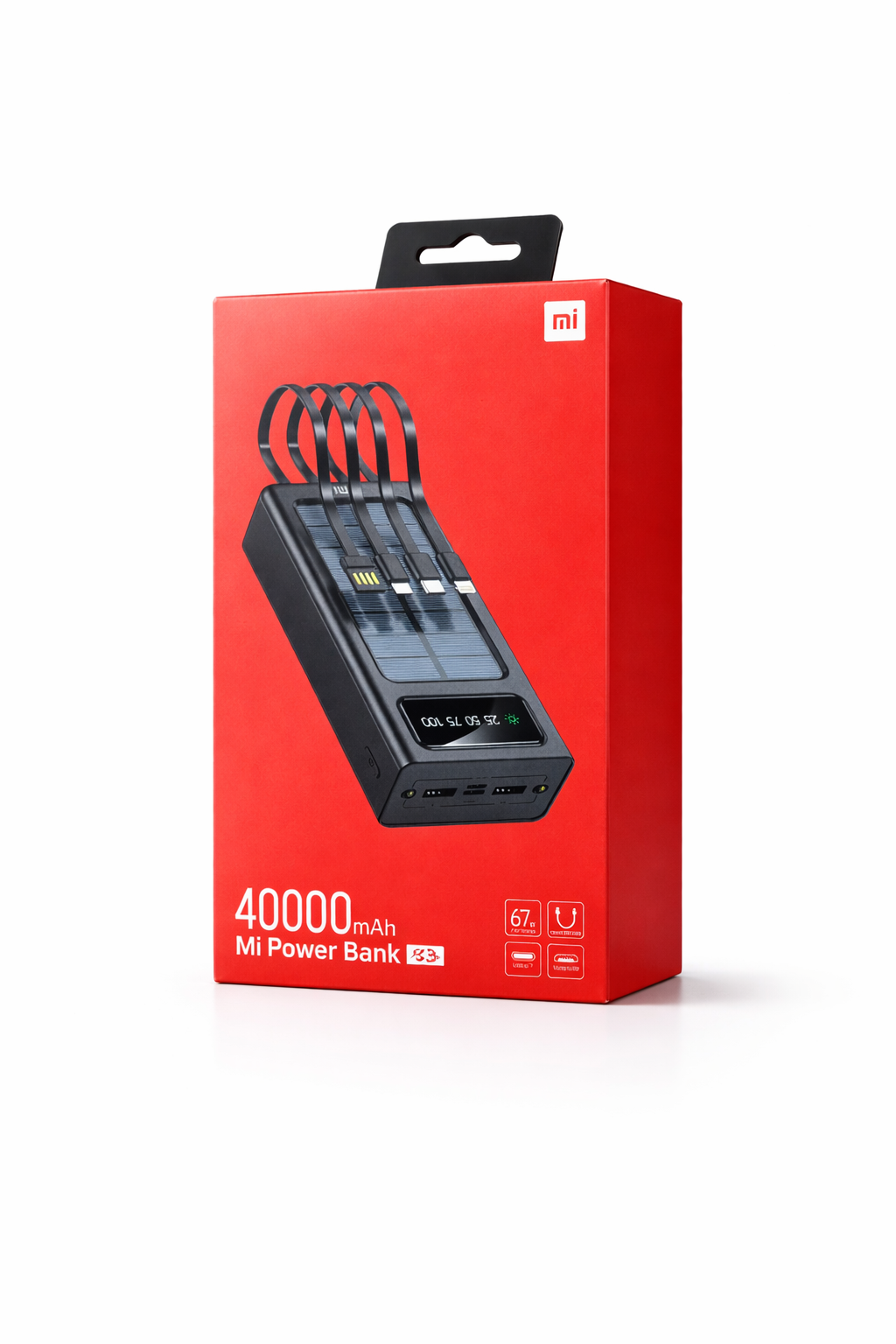 پاوربانک شیائومی67 W ظرفیت 40000 میلی امپر (عمده)