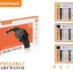 ساعت هوشمند KEQIWEAR مدل KW78 Ultra3 با ۷ بند ( عمده )