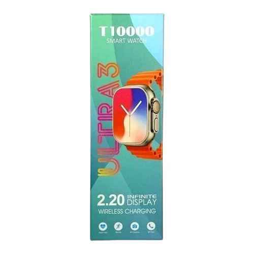 ساعت هوشمند T10000 Ultra3 با بند سیلیکونی ( عمده )