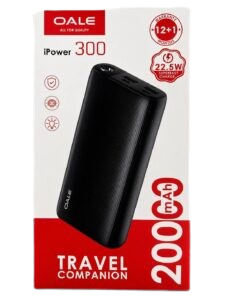 پاوربانک 20000میلی آمپر ساعت OALE iPower 300 35813 ( عمده )