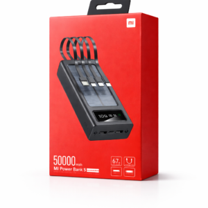 پاوربانک شیائومی مدل 637CX ظرفیت ۵۰ هزار میلی آمپر ( عمده )