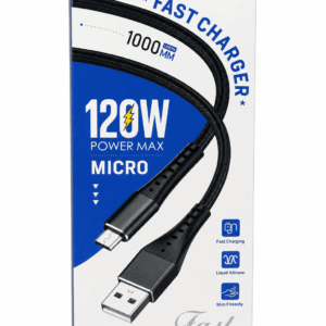 کابل تایپ میکرو فست شارژ 120 W ( عمده )
