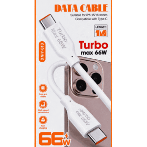 کابل دو سر تایپ C فست شارژ 66 W ( عمده)